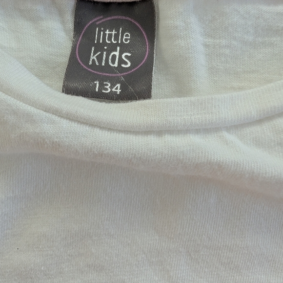 Little Kids Girls White Long Sleeve Shirt with Horse Print Size 7-8 - Picture 8 of 8